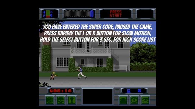 SNES The Lawnmower Man Cheat The Super Code Mode смотреть онлайн