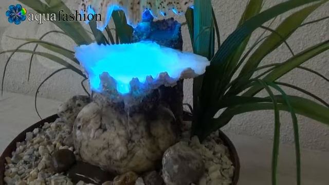 Морская фантазия. Настольный домашний фонтанчик с ракушками смотреть онлайн