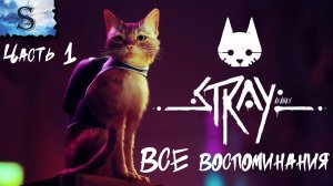 Stray полное прохождение часть 1 ● ВСЕ воспоминания ● walkthrough