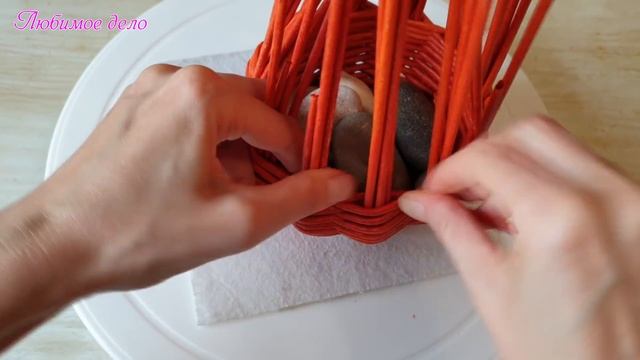 Тыква из газетных трубочек!