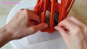 Тыква из газетных трубочек!