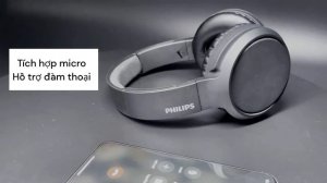 Philips TAH5205 - Tai Nghe Over-Ear Không Dây Bluetooth 5.0, Hỗ Trợ Đàm Thoại