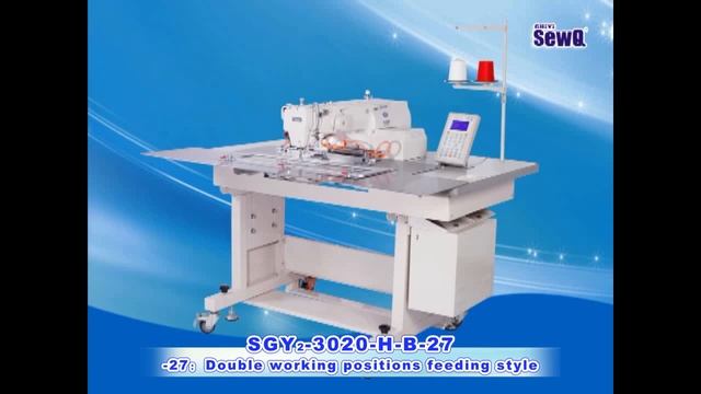 SewQ SGY2-3020-H-B-27 полуавтоматическая швейная машина смотреть онлайн