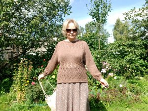 Джемпер "ШОКОЛАД"спицами.Фантазийные носки.Покупка пряжи.