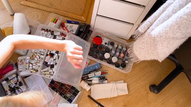 Организуем новое рабочее место и разбор моих материалов смотреть онлайн