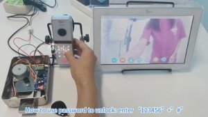 84207EPC is connected to the electric control lock, password unlocking, ID card unlocking