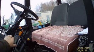Практическое обучение вождению на тракторе МТЗ 82.1