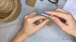 Мастер-класс сердечко из джута крючком за 10 минут! Легко, просто и быстро!