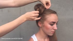 Прическа ушки как у Минни Маус. Minnie Mouse Hairstyle