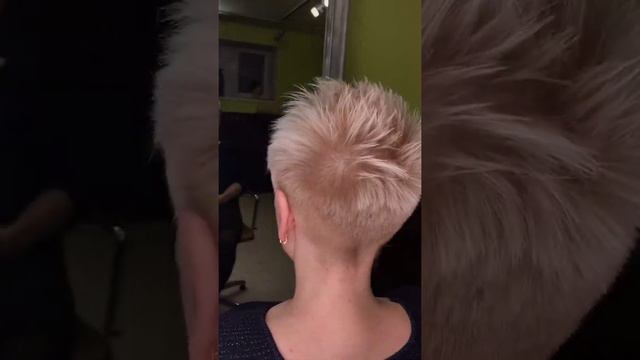 Идеальное тонирование волос в блонд + короткая стрижка / Минск