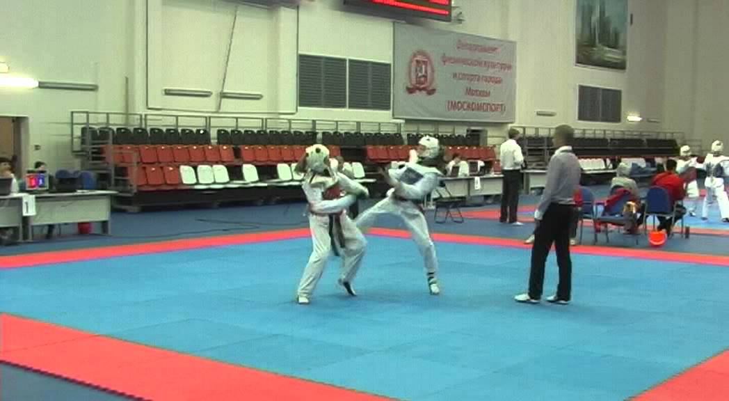 Taekwondo WTF. Первенство Москвы 16.02.2013 Кудряшова-Орлова