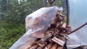 Походная баня в Карельской тайге