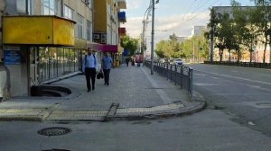 Прогулка по Новосибирску. От центра в сторону набережной по Красному проспекту