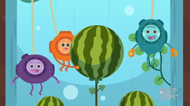 Салат из подводного арбуза | Бамбл Нямсы | мультики для детей смотреть онлайн