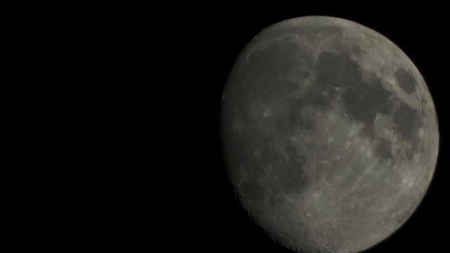 Moon. Canon 600D. Magic lantern (Raw - mlv) video. смотреть онлайн