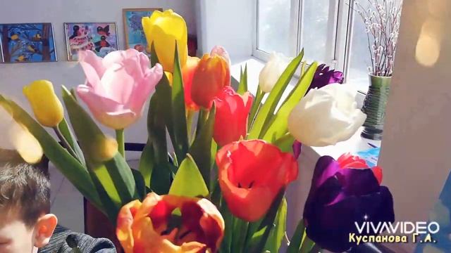 Поздравление ? ? ?для наших мам от Волшебной кисточки к 8 марту смотреть онлайн