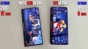 ? SAMSUNG GALAXY S21 ULTRA vs NOTE 20 ULTRA - SPEED TEST