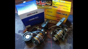 OMAKS HS4000 7+1BB / Рыболовная катушка для спиннинга OMAKS