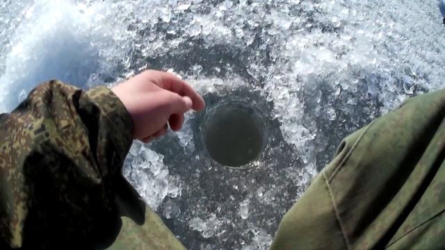 рыбалка весной, апрельская плотва, оз.Кандры-куль 17.04.18