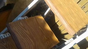 Имитация текстуры дерева и обзола.