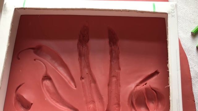 Imprints of Plants. Tutorial/ Отпечатки растений. Мастер-класс. ОВОЩИ.