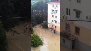 потоп в Адлере 24 июня 2015 год!!!! Чайсовхоз