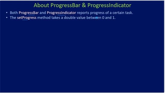 Report Progress | Part 1 - ProgressBar & ProgressIndicator | JavaFx GUI Tutorial #029