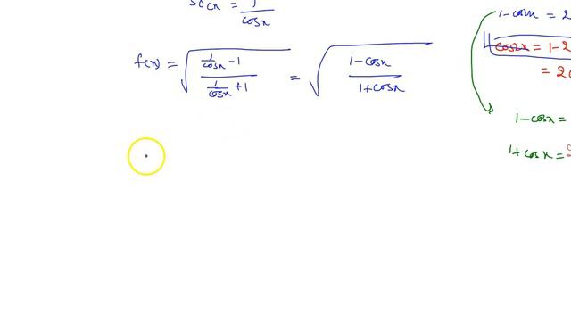 CBSE Class 12 Boards Maths If `"f"("x")=sqrt((sec"x"-1)/(sec+"\ "1)),"\ \ "`
find `"\ f '"("x")... смотреть онлайн
