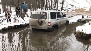 Offroad. Езда по бездорожью Икстрейле, Патриоте, Газели и Квадрике по снегу и вброд. ЗКПД-4