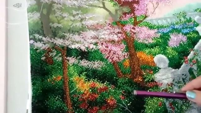 Лестница от Барвистой вышиванки. Процесс. смотреть онлайн