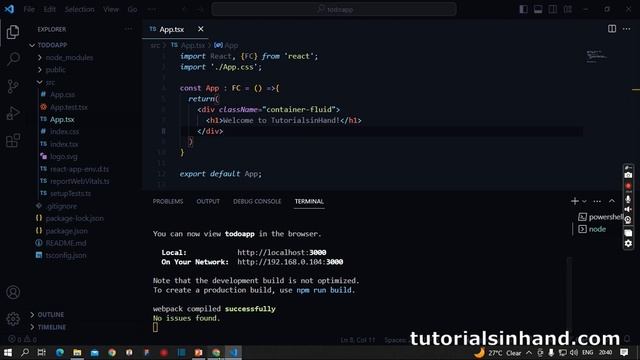 Function Component In React explained | example of functional component in react typescript