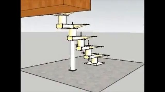 видео руководство по сборке модульной лестницы КУДЕСНИК смотреть онлайн