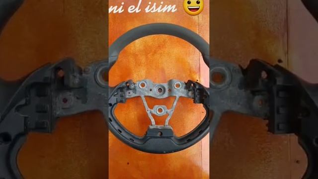 Мебельный руль своими руками #steeringwheel #subscribe #short #kia #руль #custom #carbon #status