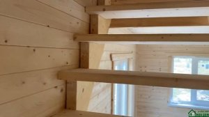 Каркасный дом 6,0х6,0 м. в полтора этажа