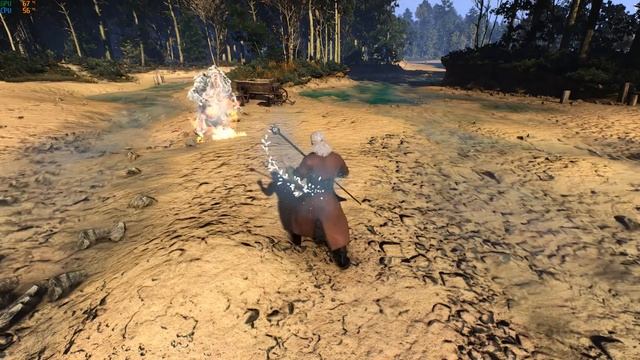 The Witcher 3 - Mod Elemental Fury (Staff Light Attack Combo) смотреть онлайн