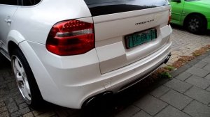 Porsche Cayenne GTS TECHART Magnum start-up!