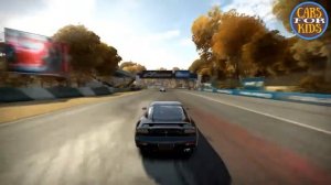 Black Racing Car. Gameplay for Kids. Speed Race. Чёрная гоночная машина. Видео для детей.