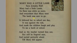 #80. Mary Had a Little Lamb - У Мери был маленький ягненок - стишок на английском