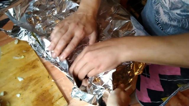 Рецепт ВКУСНЕЙШЕЙ картошки с салом на ГРИЛЕ