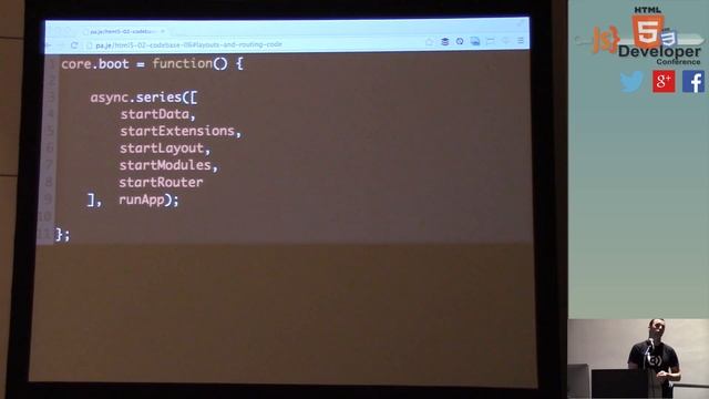 HTML5DevConf: Dan Lynch "Large Scale JavaScript Application Architecture"