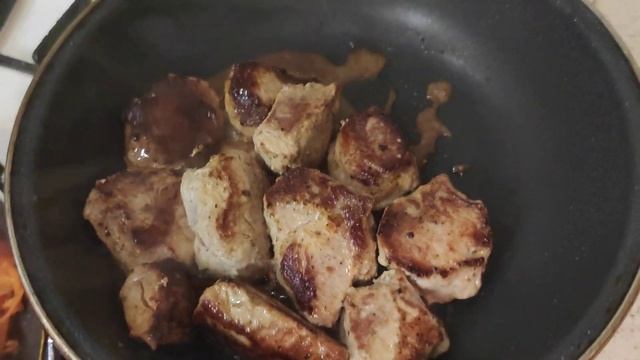 ХОЧУ МЯСА КАК ШАШЛЫК ? 12 МИНУТ. ЗАСЕКЛИ! НА СКОВОРОДКЕ. ОЧЕНЬ ВКУСНО.