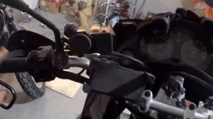 Honda Transalp 650 – смазываем тросики