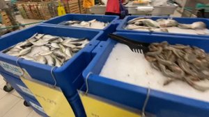 Малайзия. Пенанг. Цены на морепродукты в сети магазинов Теско (Лотус) 2023 год
