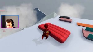 ПЛАСТИЛИНОВЫЙ МАЙНКРАФТ ЖЕЛЕЗНЫЙ ЧЕЛОВЕК И ЧЕЛОВЕК ПАУК В HUMAN FALL FLAT УГАР МУЛЬТИК ДЛЯ ДЕТЕЙ
