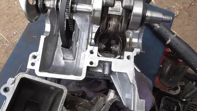 Замена цилиндра мотокоса HONDA GX35 - 4Т