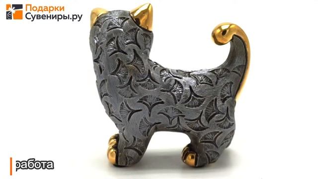 Статуэтка "Кот веер" | podarki-suveniri.ru смотреть онлайн