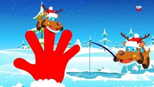 северный олень Палец Семья | детей Раймс | Палец семьи песня | Kids Song | Reindeer Finger Family