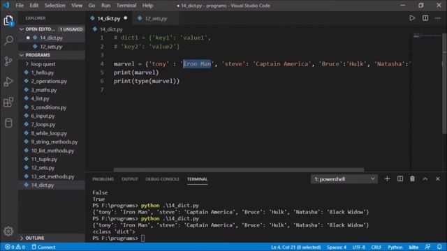 17. Dictionaries in Python - Python Tutorials