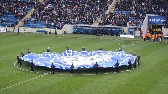 Стадион "Черноморец". Гимн одесского "Черноморца". Выход команд на поле