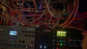 Late night jam with Octatrack, Digitone and modular